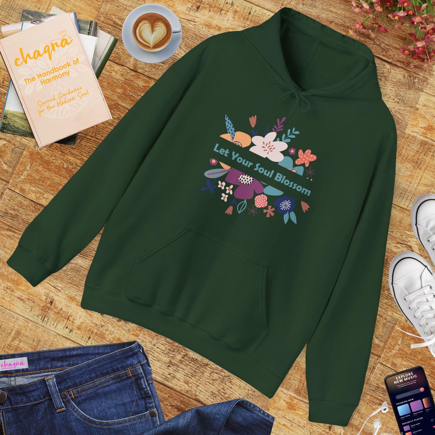 🌸Let Your Soul Blossom Hoodie🌿💮