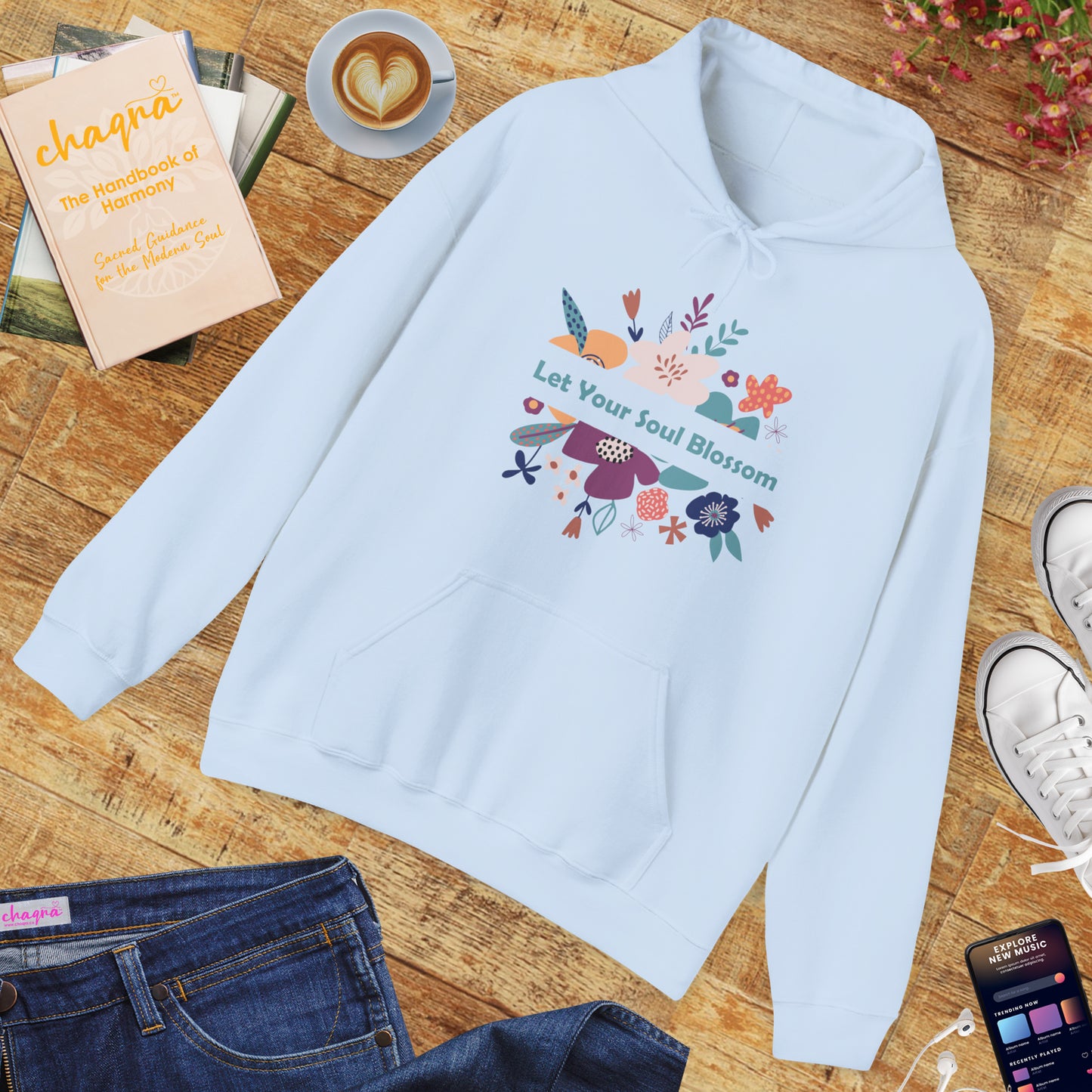 🌸Let Your Soul Blossom Hoodie🌿💮