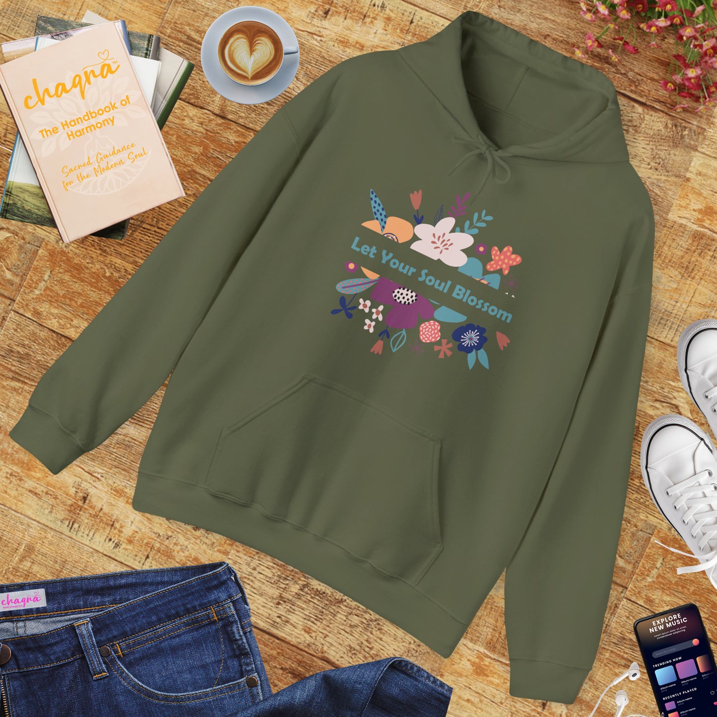 🌸Let Your Soul Blossom Hoodie🌿💮
