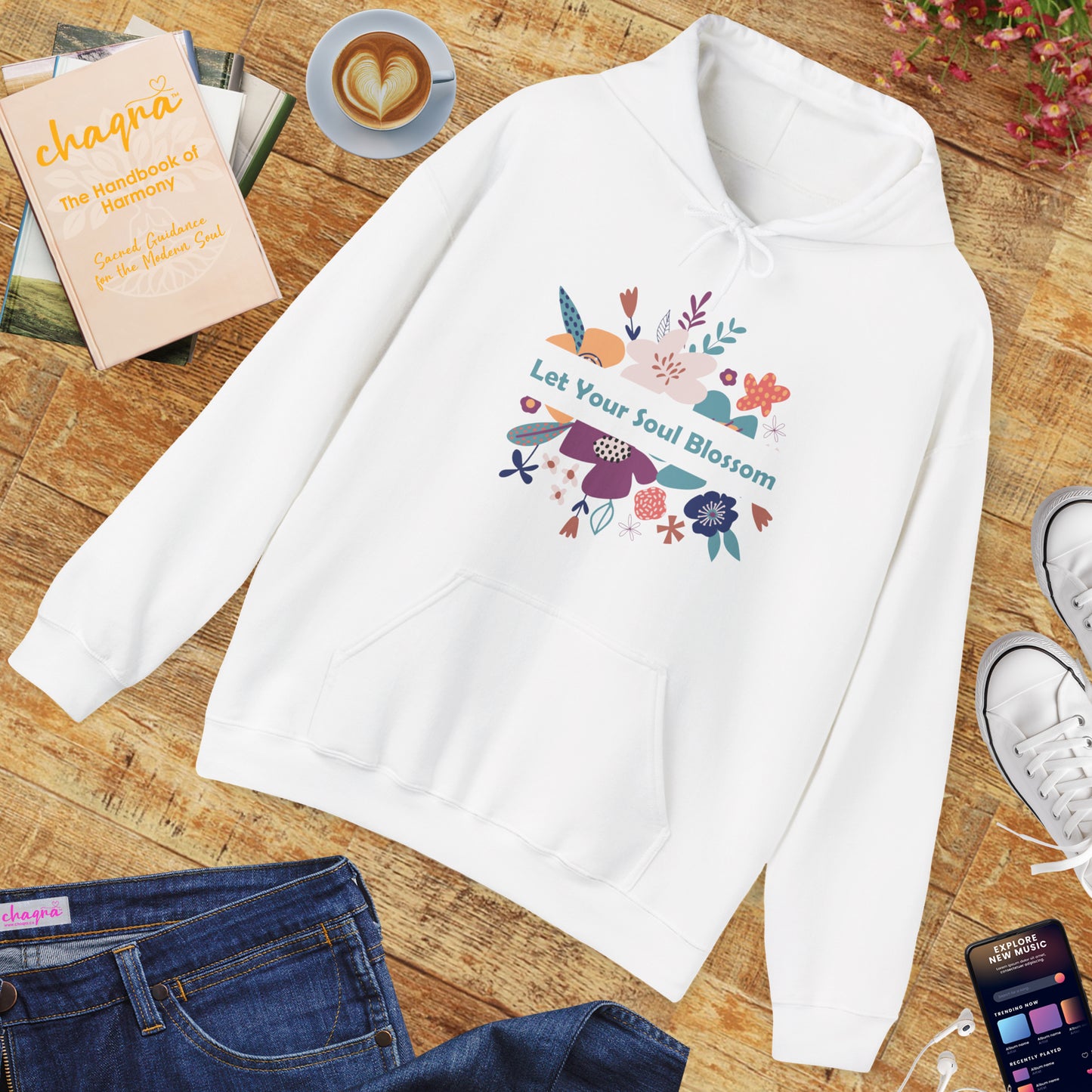 🌸Let Your Soul Blossom Hoodie🌿💮