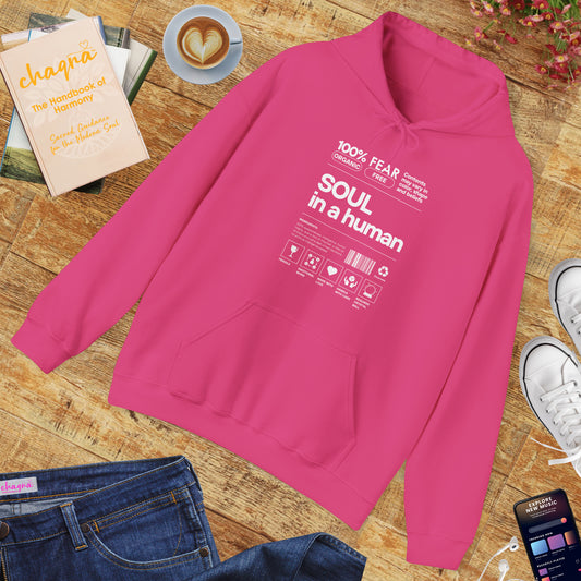 🌿Soul in a Human – Nutrition Facts Hoodie💫✨