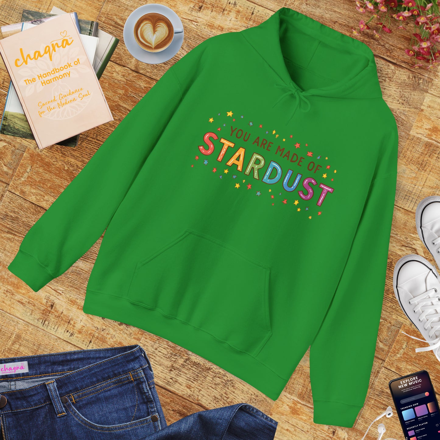 “You Are Made of Stardust” Cosmic Reminder Hoodie✨🌌