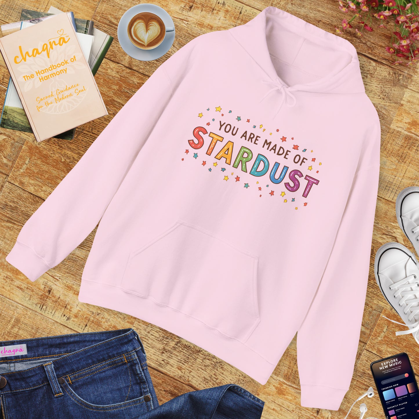 “You Are Made of Stardust” Cosmic Reminder Hoodie✨🌌
