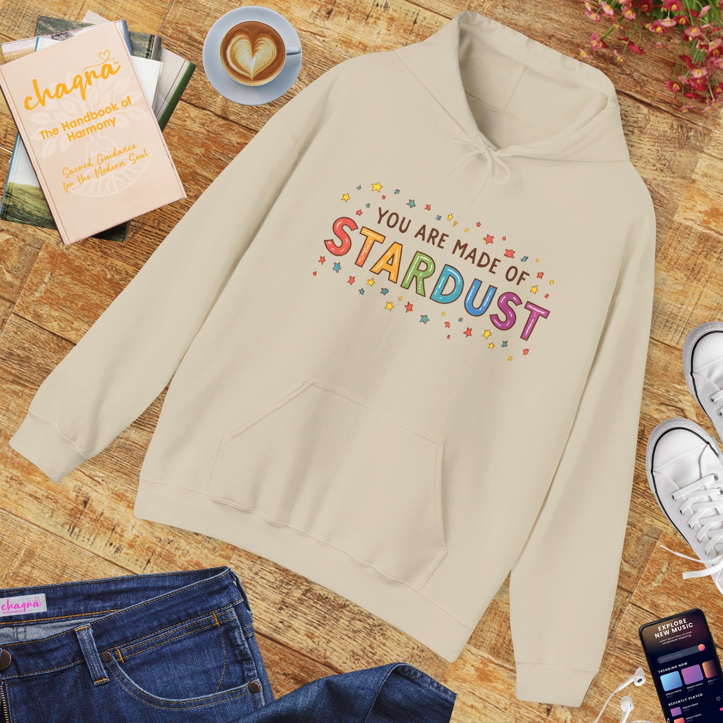 “You Are Made of Stardust” Cosmic Reminder Hoodie✨🌌