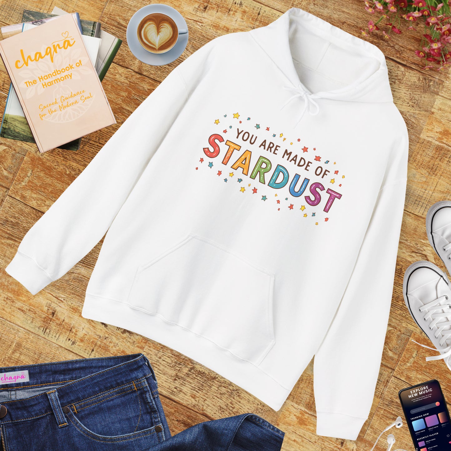 “You Are Made of Stardust” Cosmic Reminder Hoodie✨🌌