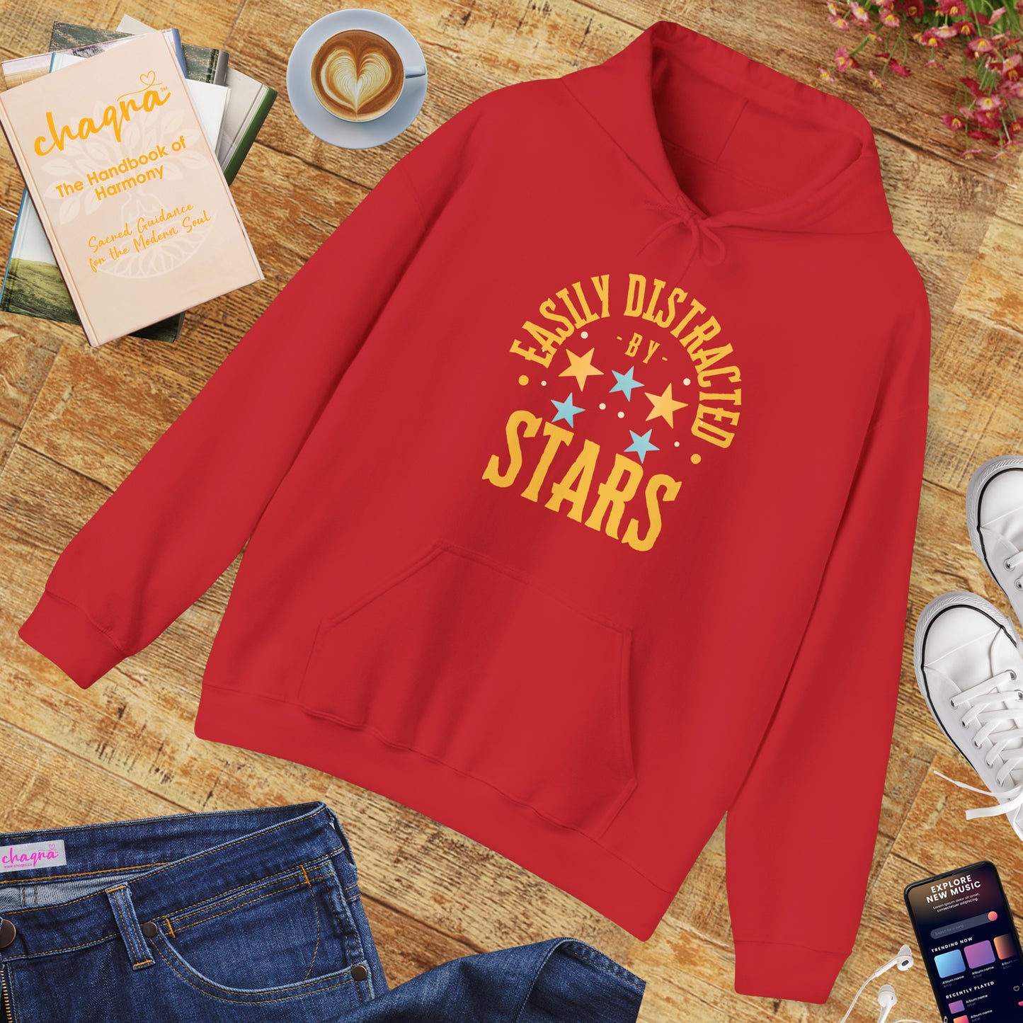 🌠“Easily Distracted by Stars” Cosmic Daydreamer Hoodie✨🌌