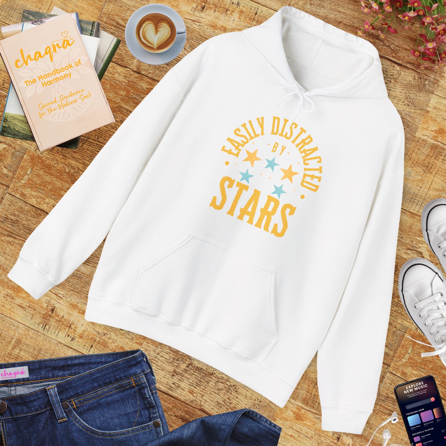 🌠“Easily Distracted by Stars” Cosmic Daydreamer Hoodie✨🌌