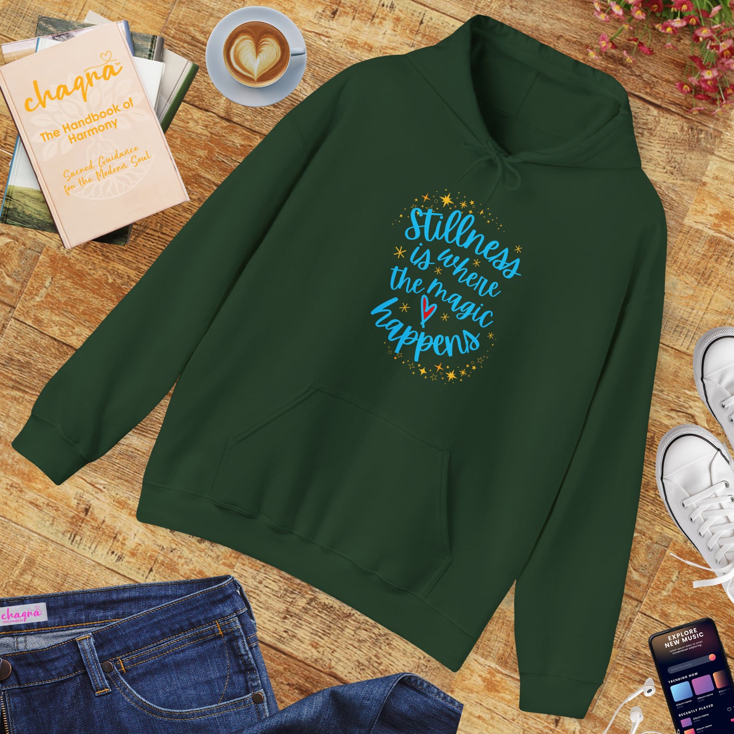 ✨Stillness is Where the Magic Happens - Cozy Hoodie✨