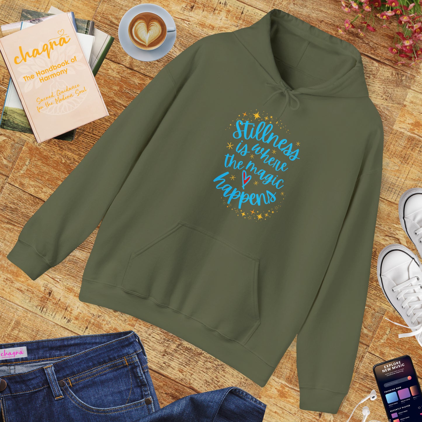 ✨Stillness is Where the Magic Happens - Cozy Hoodie✨