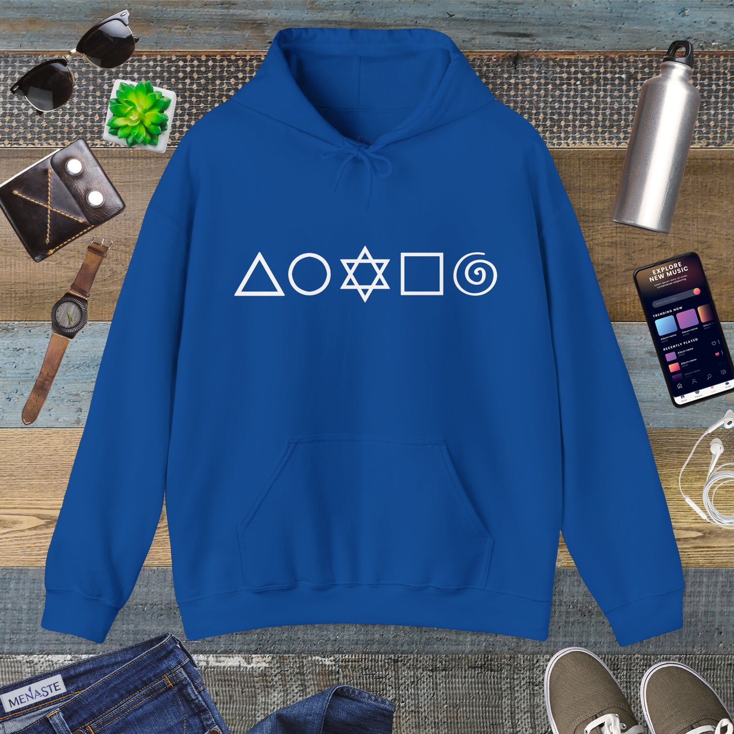 🜂🌑🜁 THE FIVE ELEMENTS — Menaste Signature Hoodie