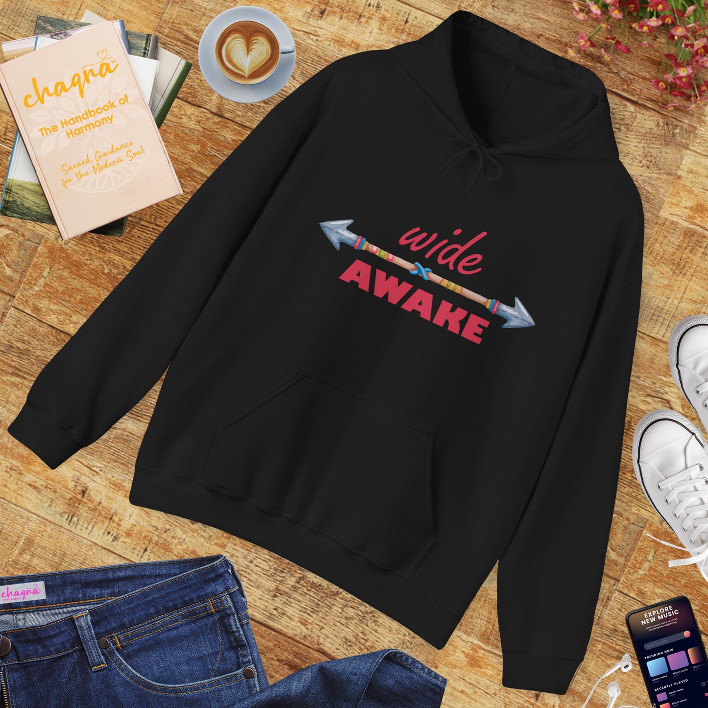 🌬️Wide Awake Hoodie – Spirit in Motion🌙✨