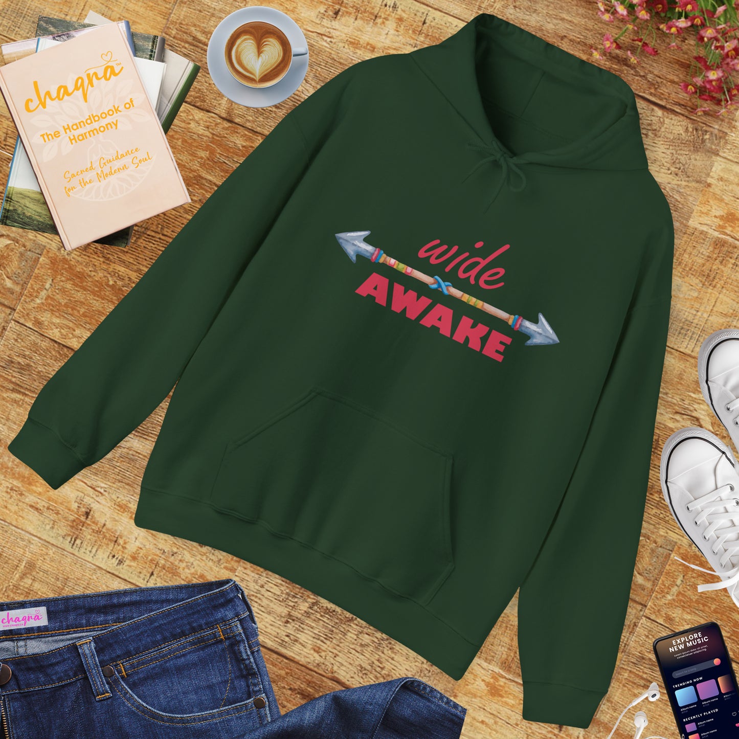 🌬️Wide Awake Hoodie – Spirit in Motion🌙✨