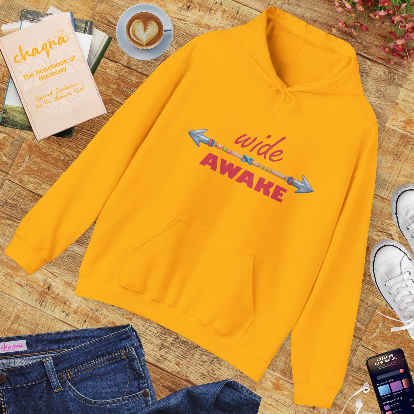 🌬️Wide Awake Hoodie – Spirit in Motion🌙✨