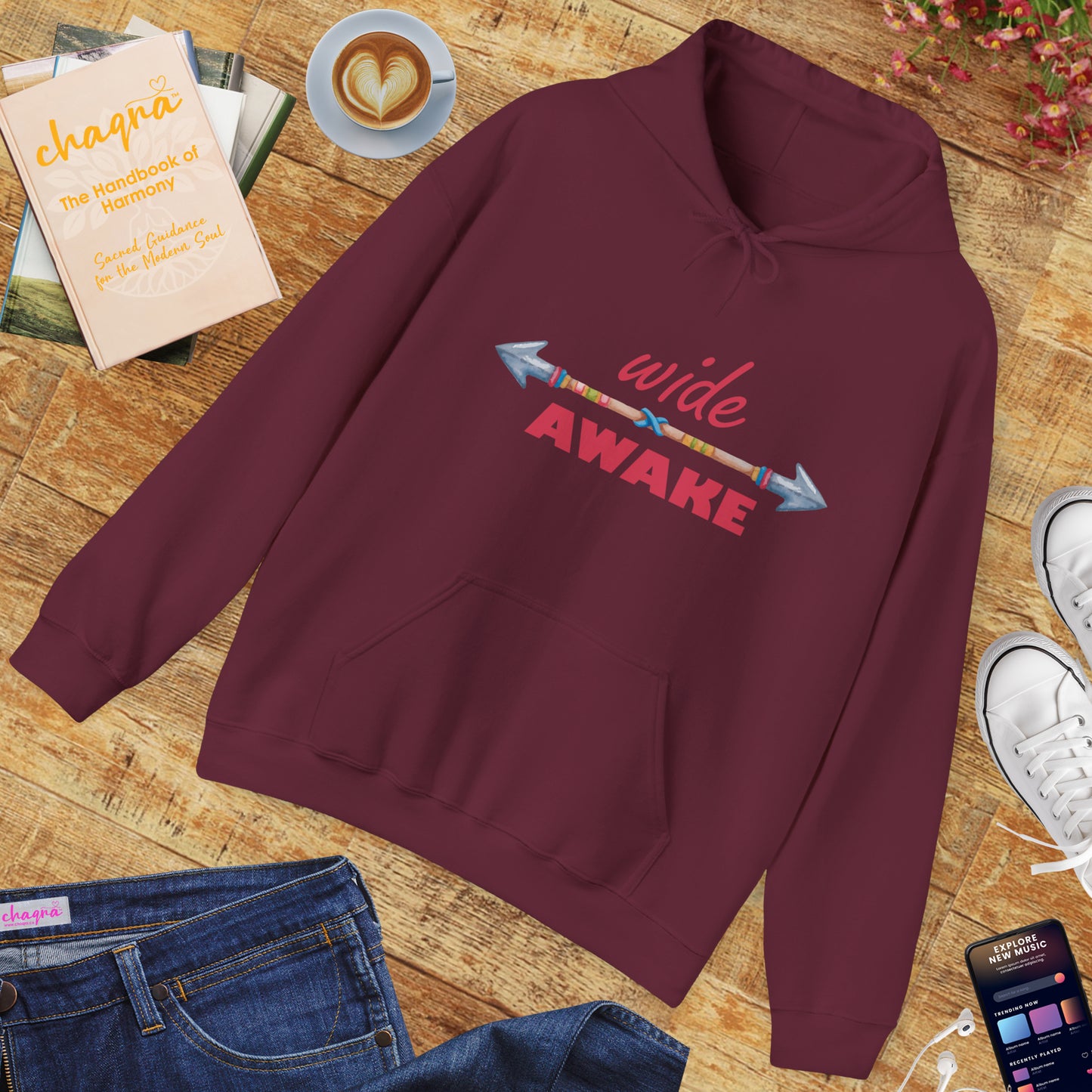 🌬️Wide Awake Hoodie – Spirit in Motion🌙✨