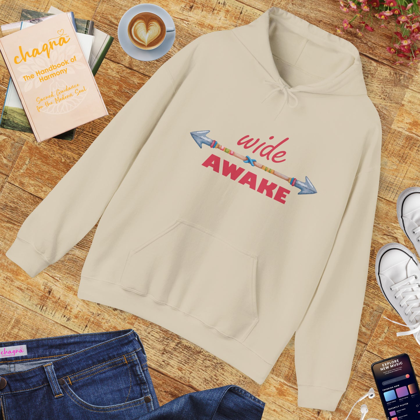 🌬️Wide Awake Hoodie – Spirit in Motion🌙✨
