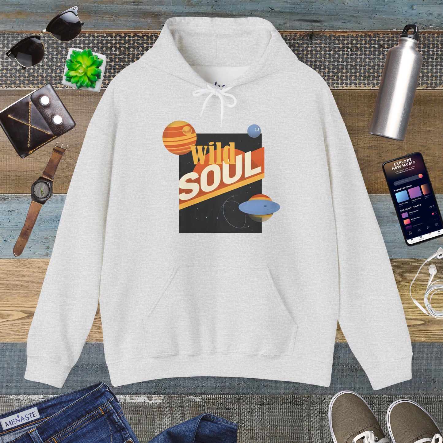 🌌 Menaste "WILD SOUL" — Cosmic Nomad Hoodie