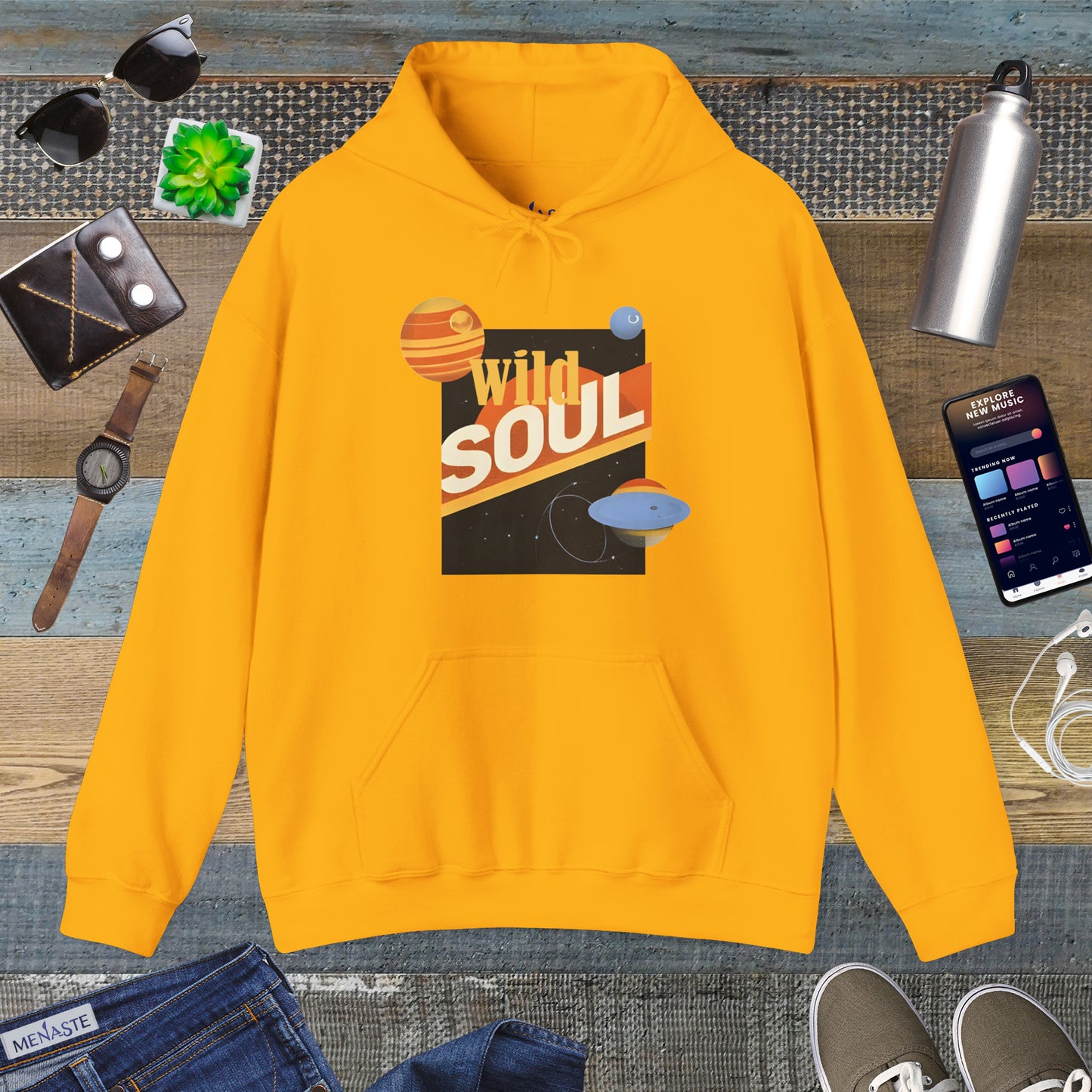 🌌 Menaste "WILD SOUL" — Cosmic Nomad Hoodie
