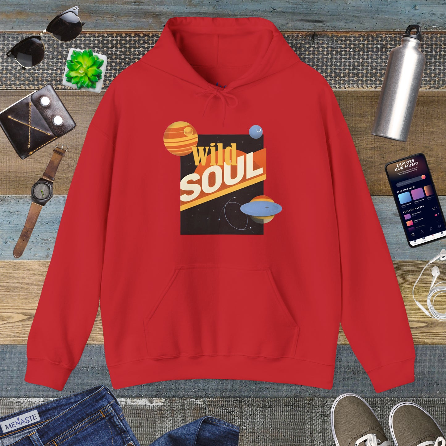 🌌 Menaste "WILD SOUL" — Cosmic Nomad Hoodie