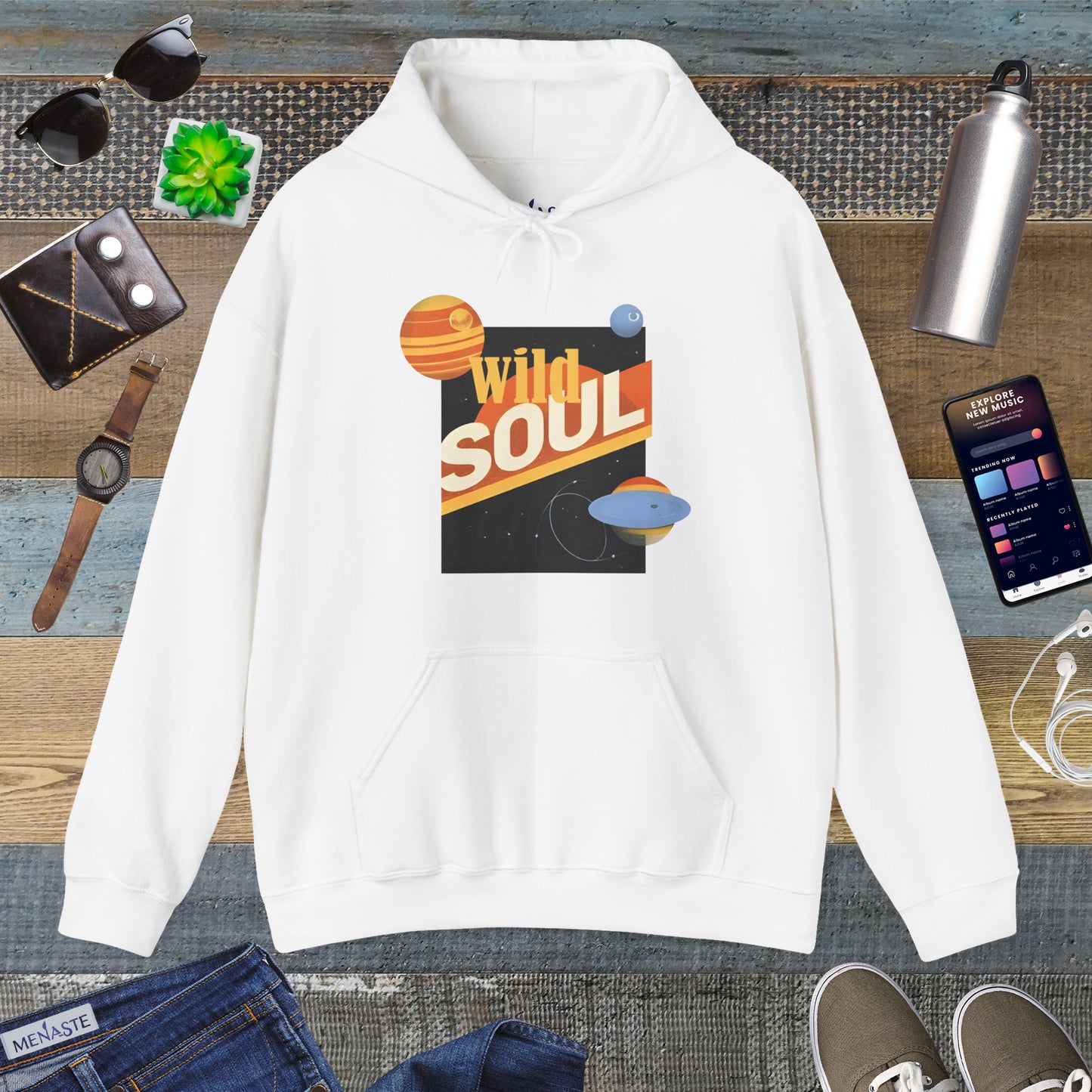 🌌 Menaste "WILD SOUL" — Cosmic Nomad Hoodie