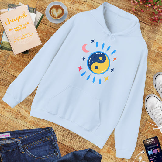 🌙Lunar Balance Hoodie - Wrapped in Cosmic Harmony ✨