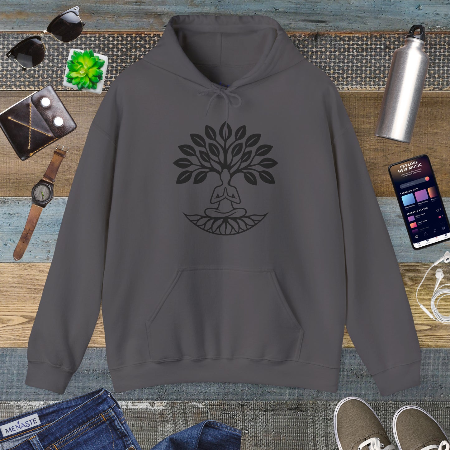 🌳 Menaste “Rooted Serenity” Hoodie