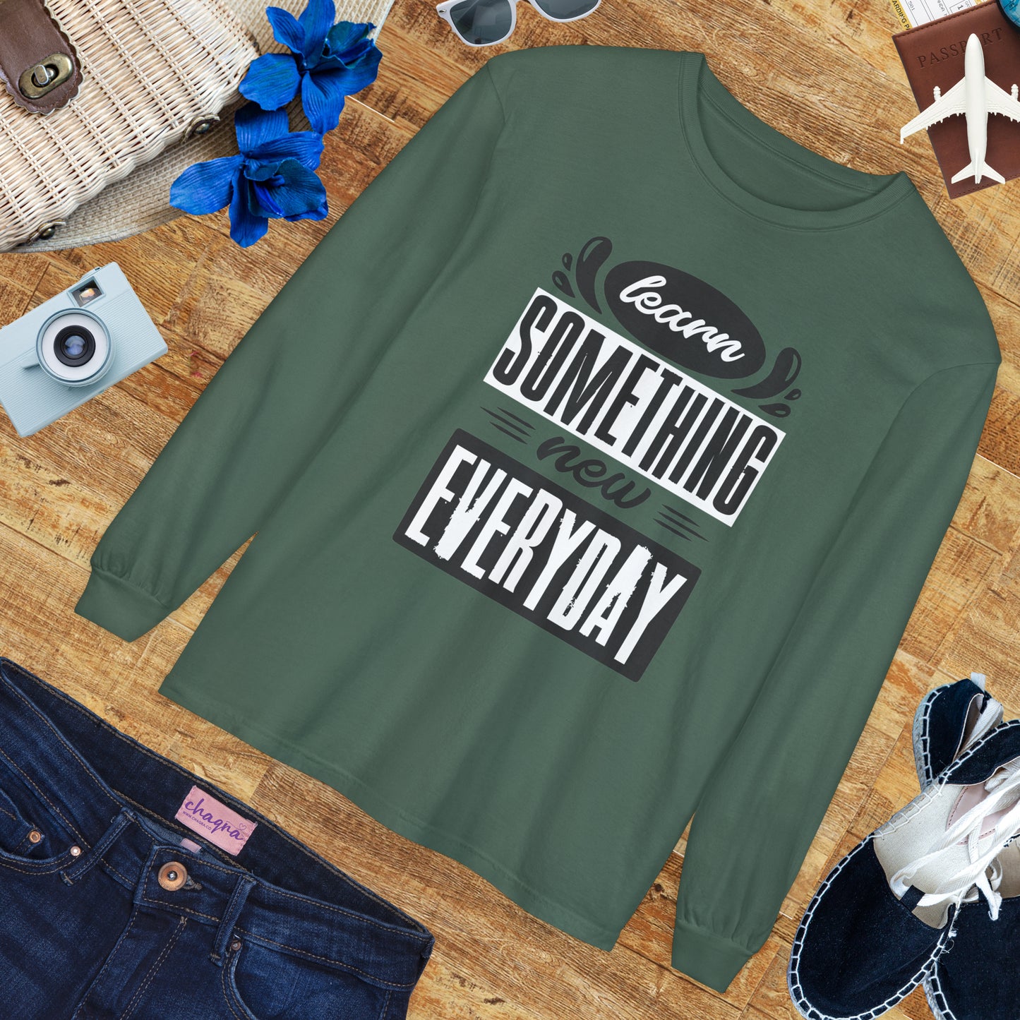 📚Learn Something New Every Day - Curiosity Long Sleeve Tee
