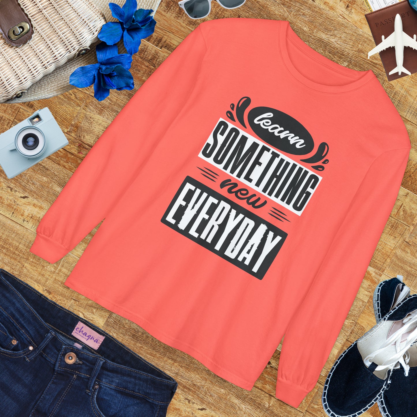 📚Learn Something New Every Day - Curiosity Long Sleeve Tee