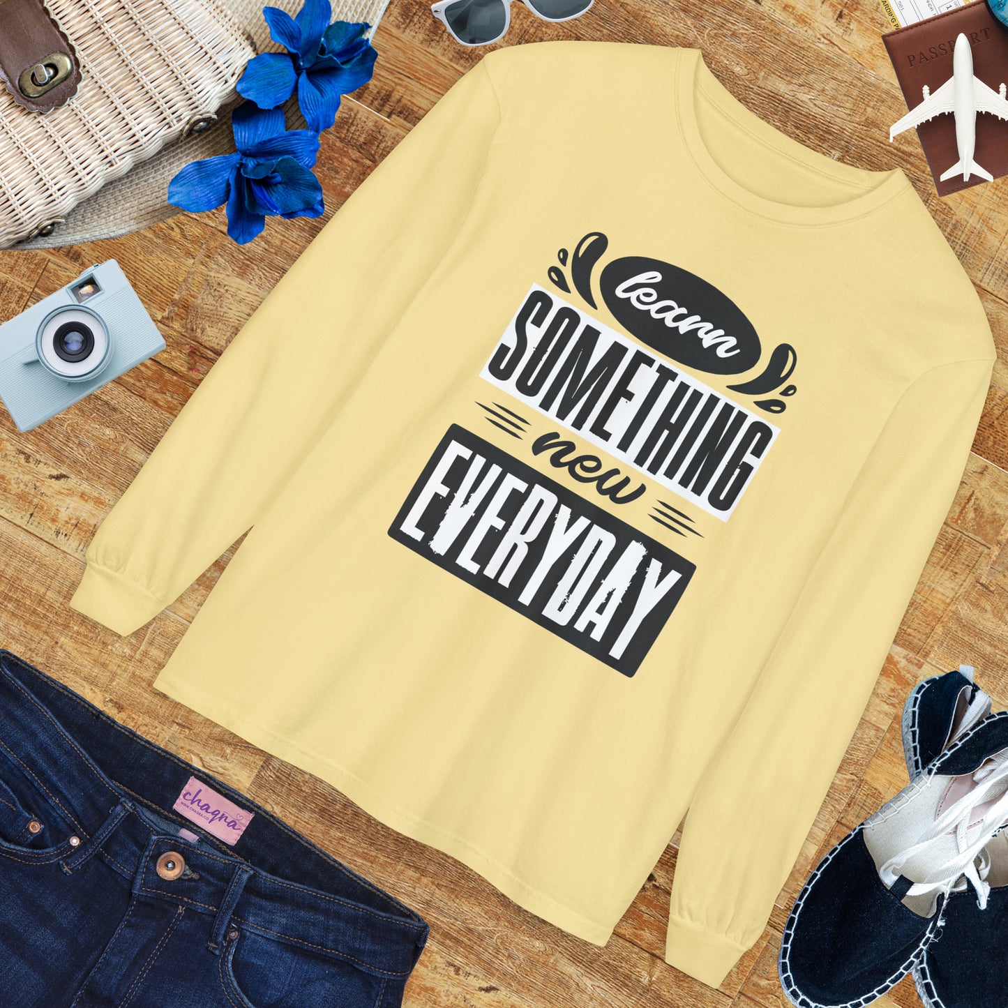 📚Learn Something New Every Day - Curiosity Long Sleeve Tee