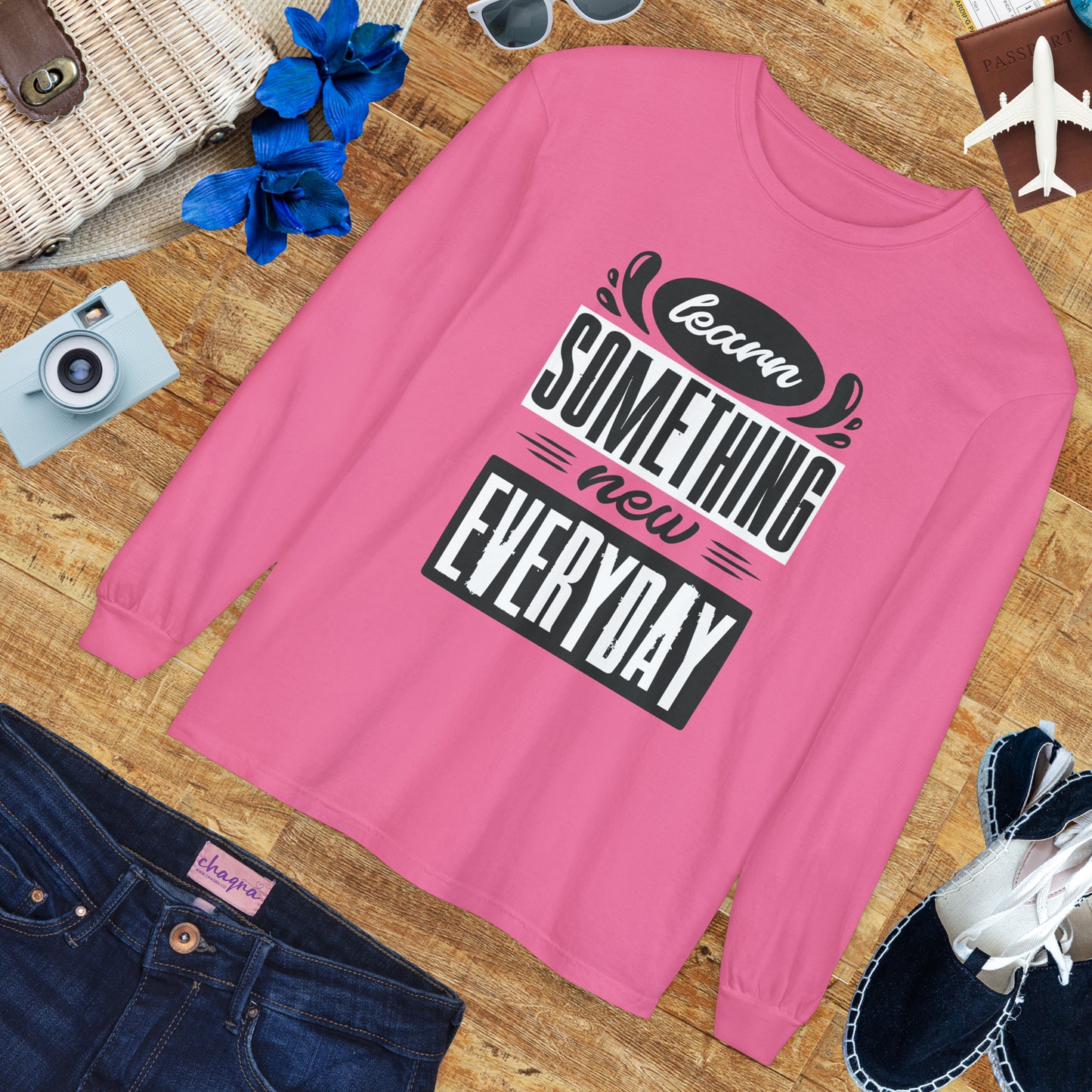 📚Learn Something New Every Day - Curiosity Long Sleeve Tee