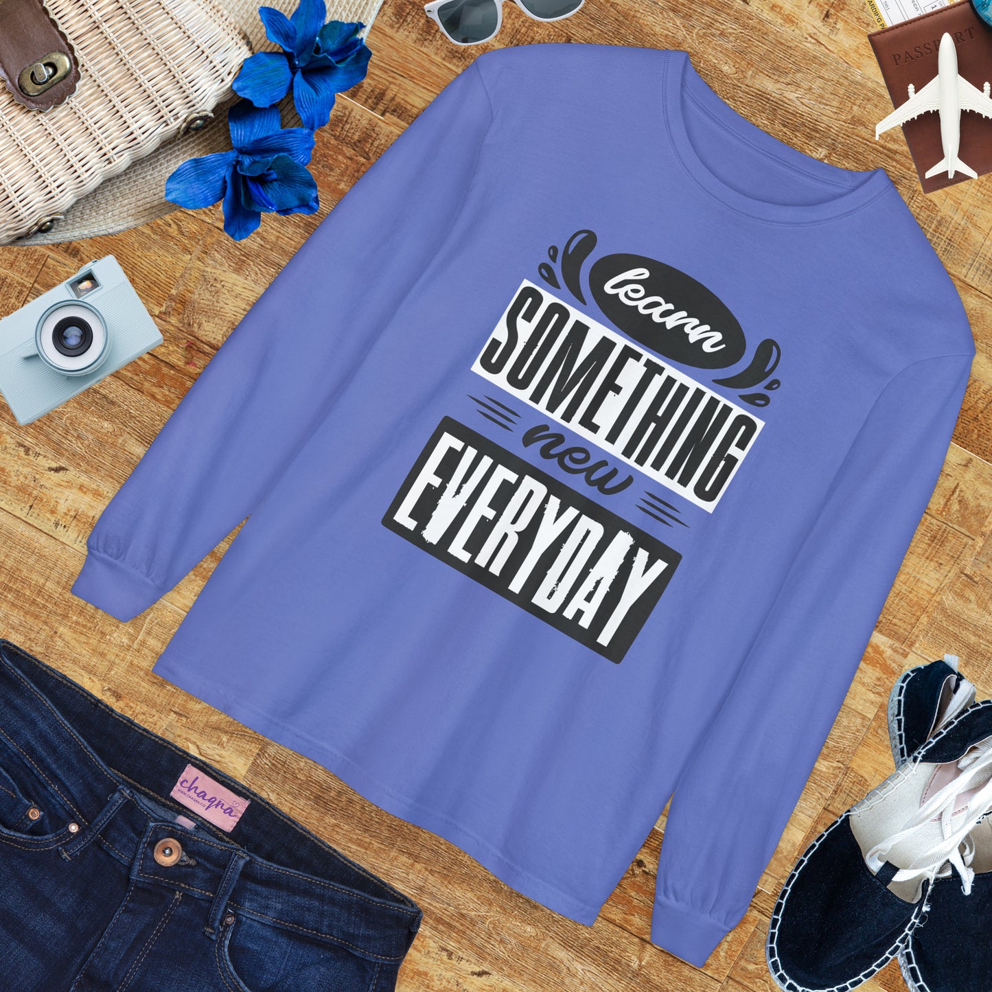 📚Learn Something New Every Day - Curiosity Long Sleeve Tee