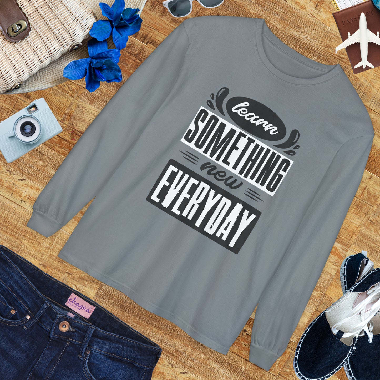 📚Learn Something New Every Day - Curiosity Long Sleeve Tee