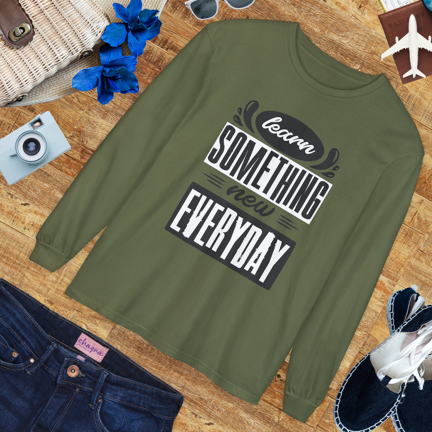 📚Learn Something New Every Day - Curiosity Long Sleeve Tee