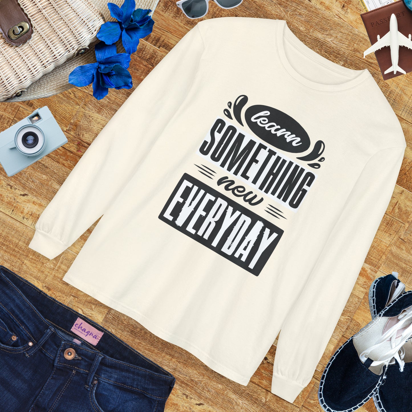📚Learn Something New Every Day - Curiosity Long Sleeve Tee