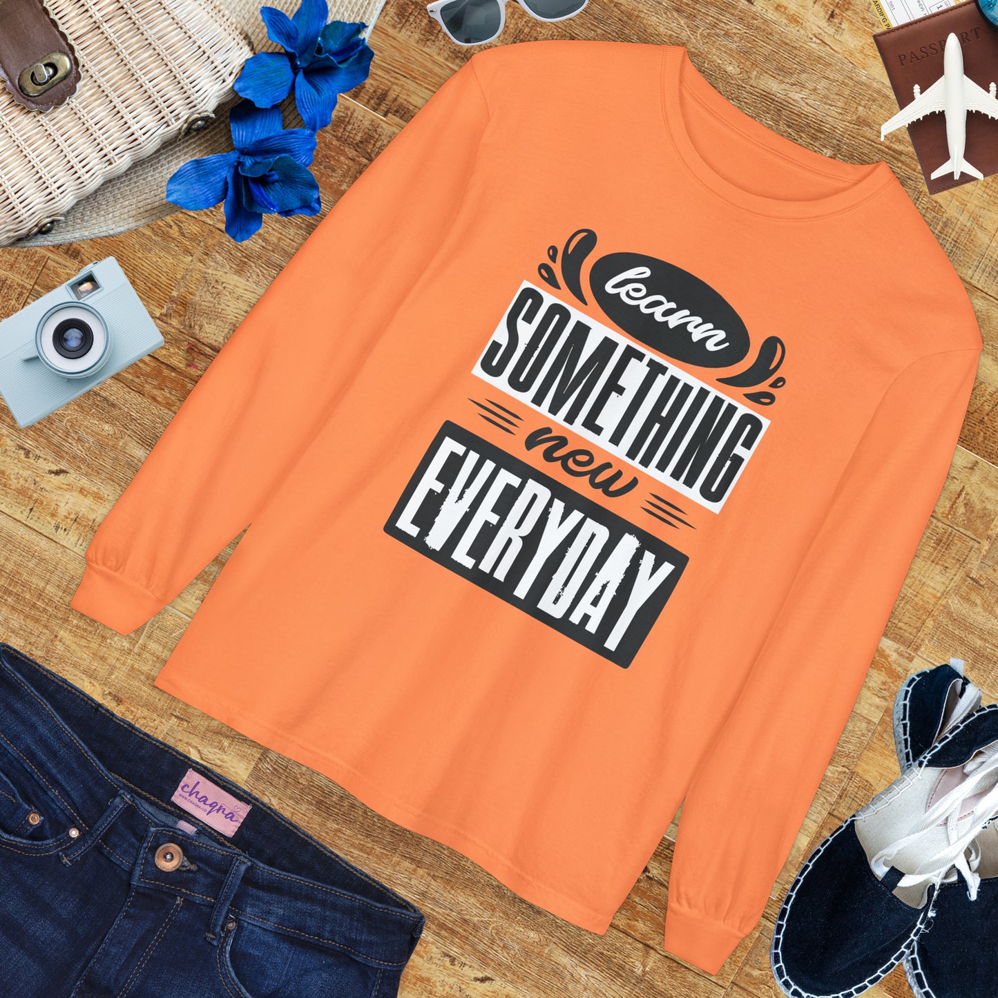 📚Learn Something New Every Day - Curiosity Long Sleeve Tee