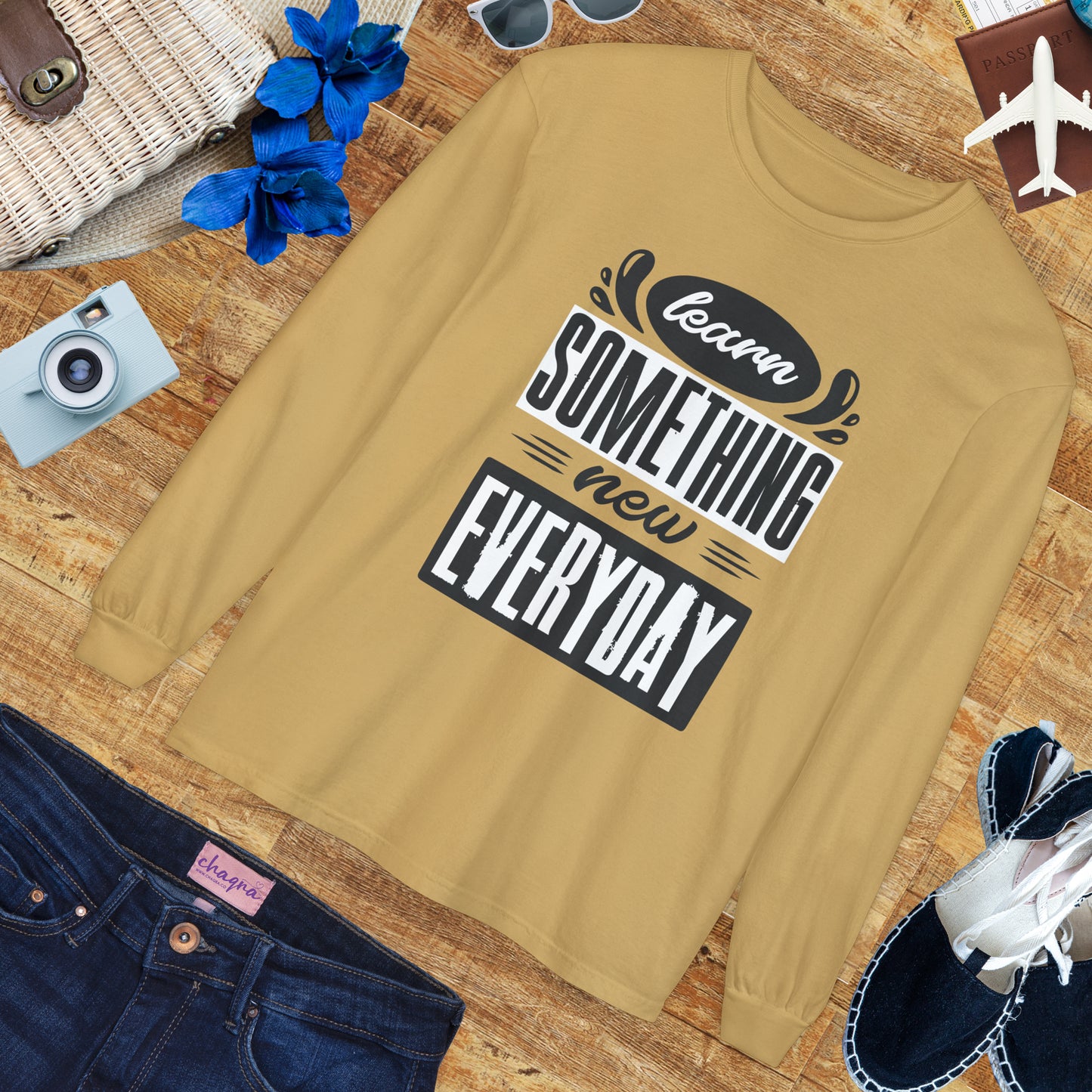 📚Learn Something New Every Day - Curiosity Long Sleeve Tee