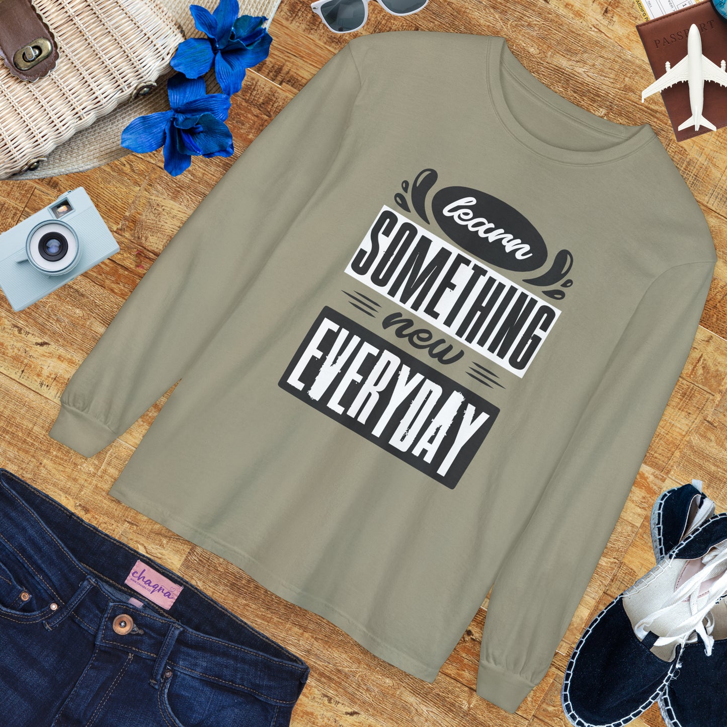 📚Learn Something New Every Day - Curiosity Long Sleeve Tee