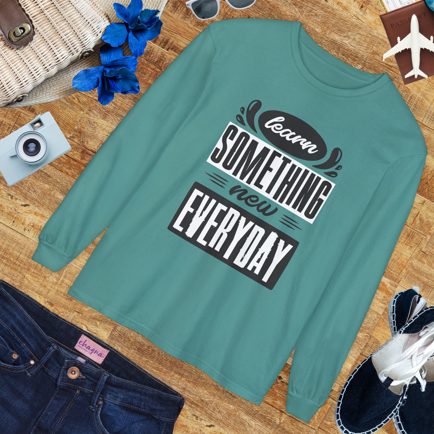 📚Learn Something New Every Day - Curiosity Long Sleeve Tee