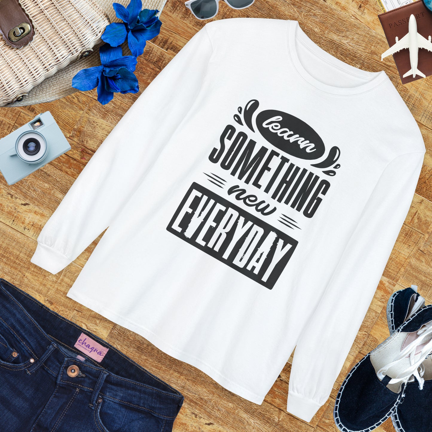 📚Learn Something New Every Day - Curiosity Long Sleeve Tee