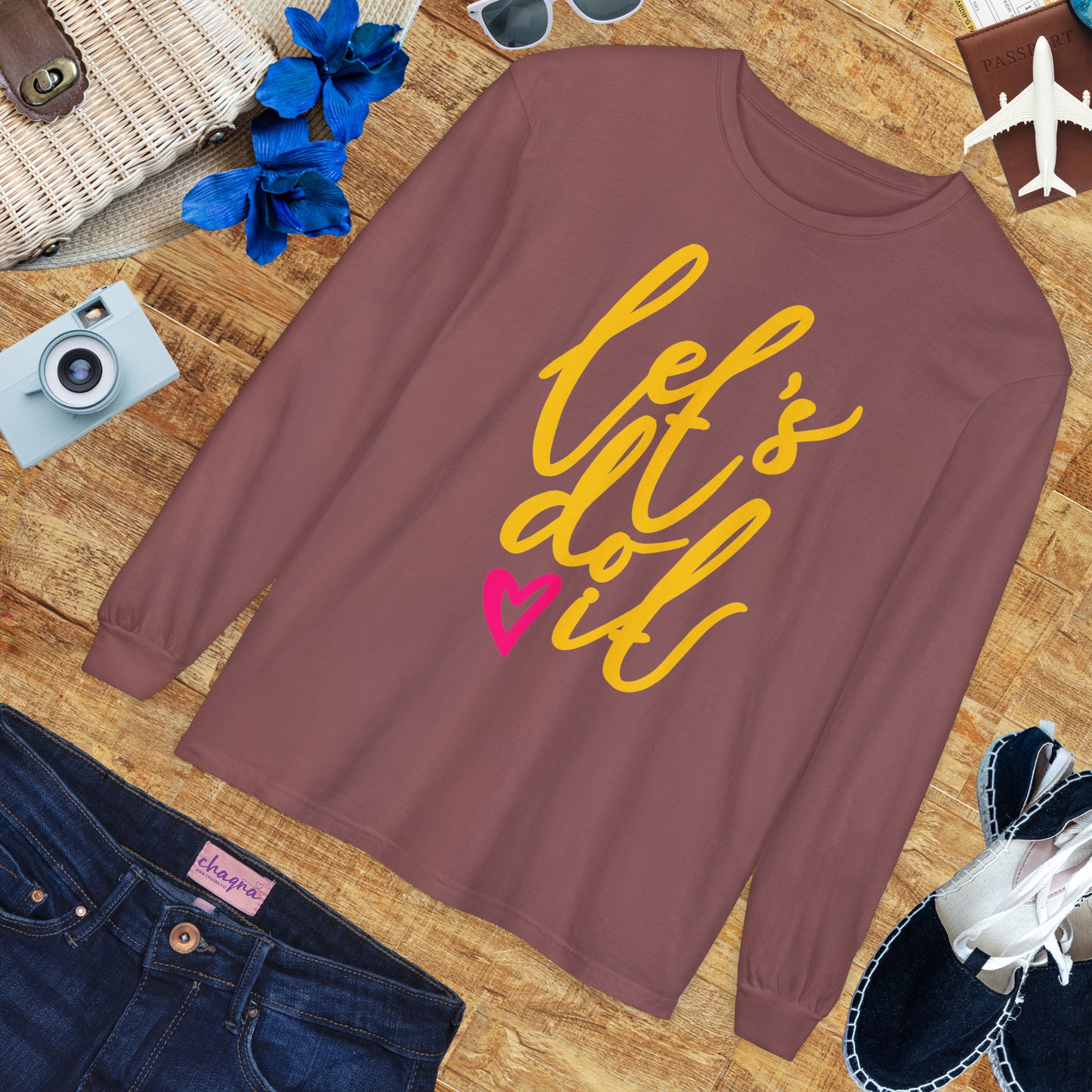 💖 Let’s Do It - Heartfelt Momentum Long Sleeve Tee