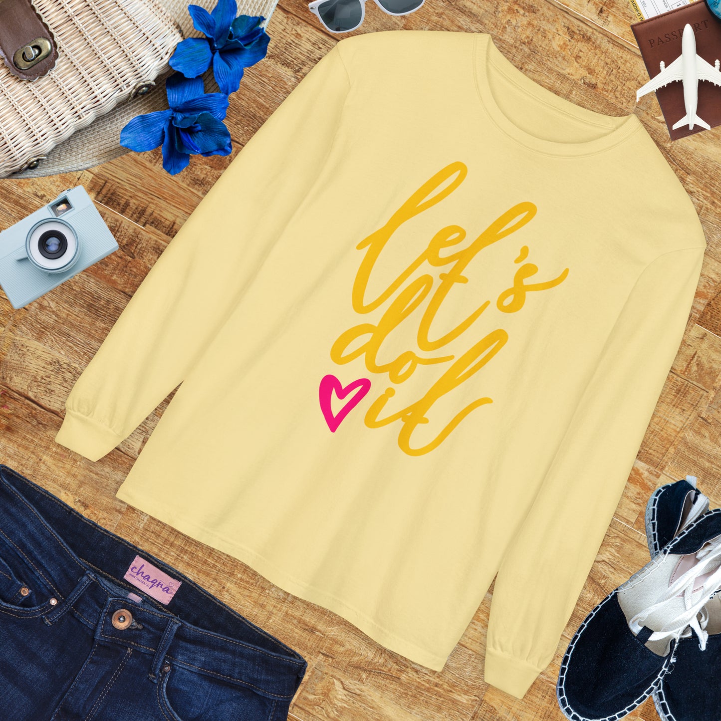 💖 Let’s Do It - Heartfelt Momentum Long Sleeve Tee
