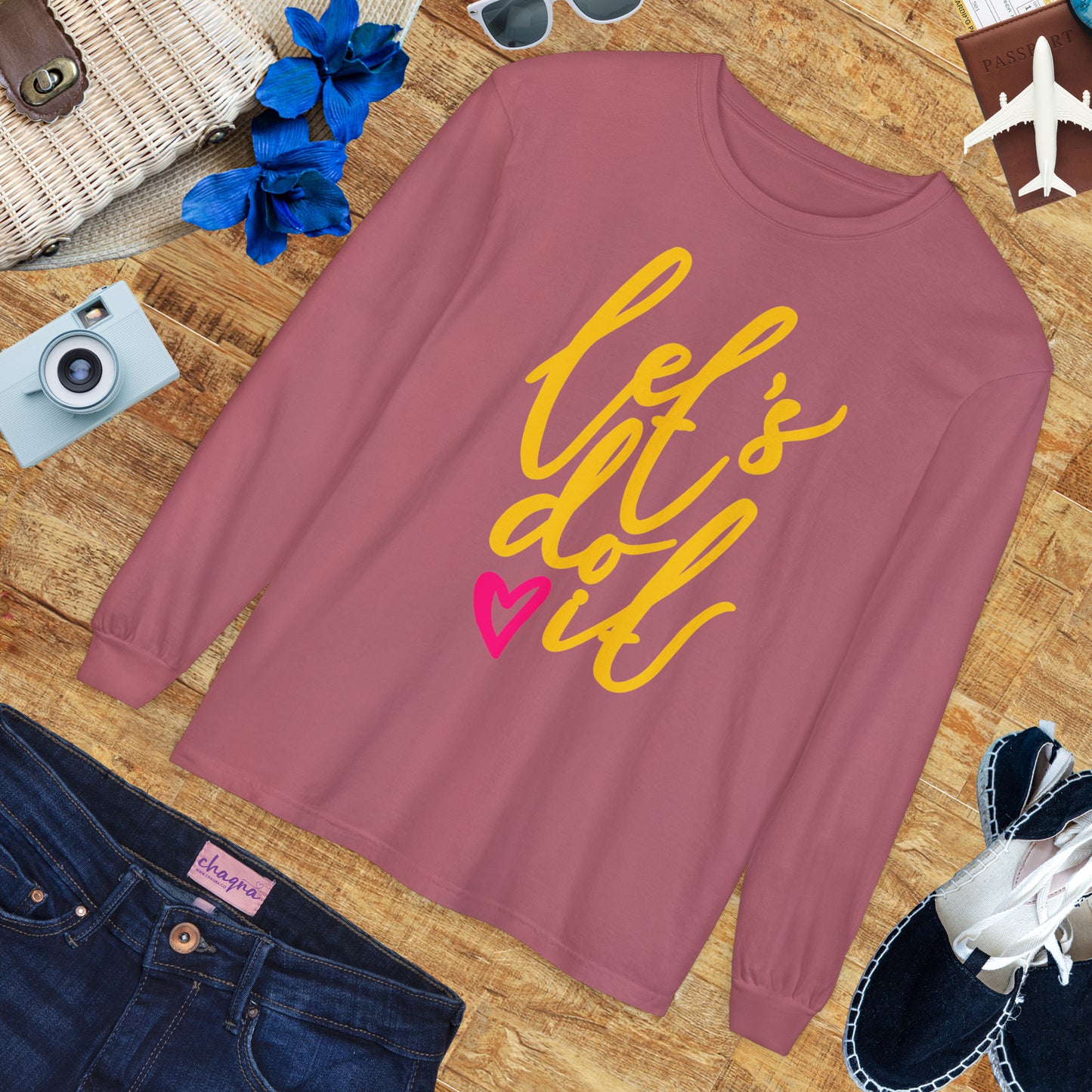 💖 Let’s Do It - Heartfelt Momentum Long Sleeve Tee