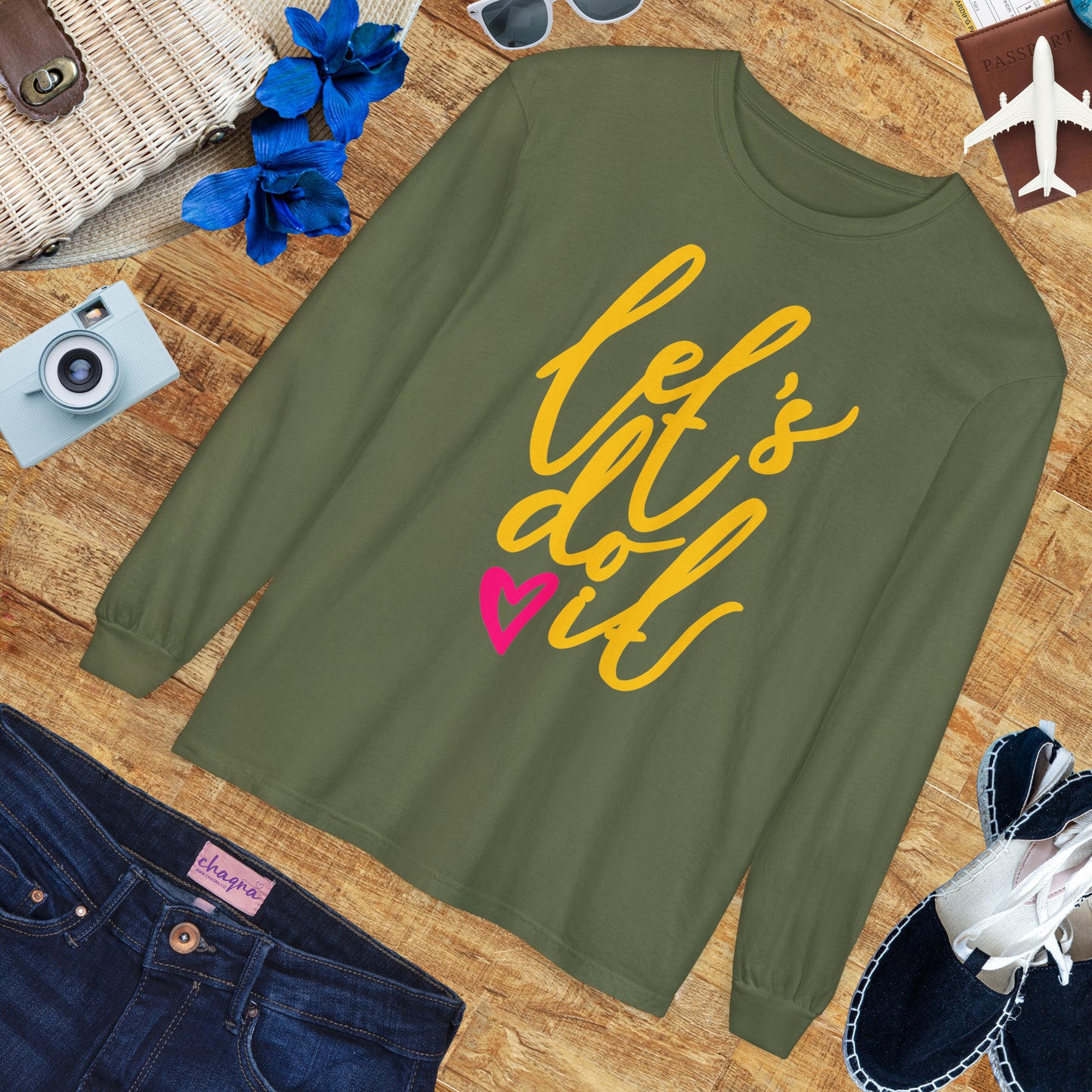 💖 Let’s Do It - Heartfelt Momentum Long Sleeve Tee