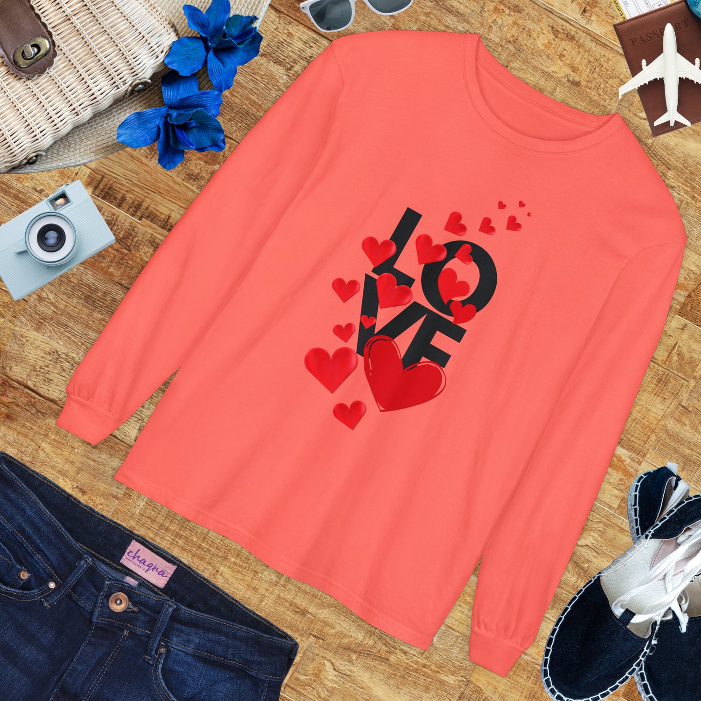 💖LOVE - Heart & Soul Long Sleeve Tee