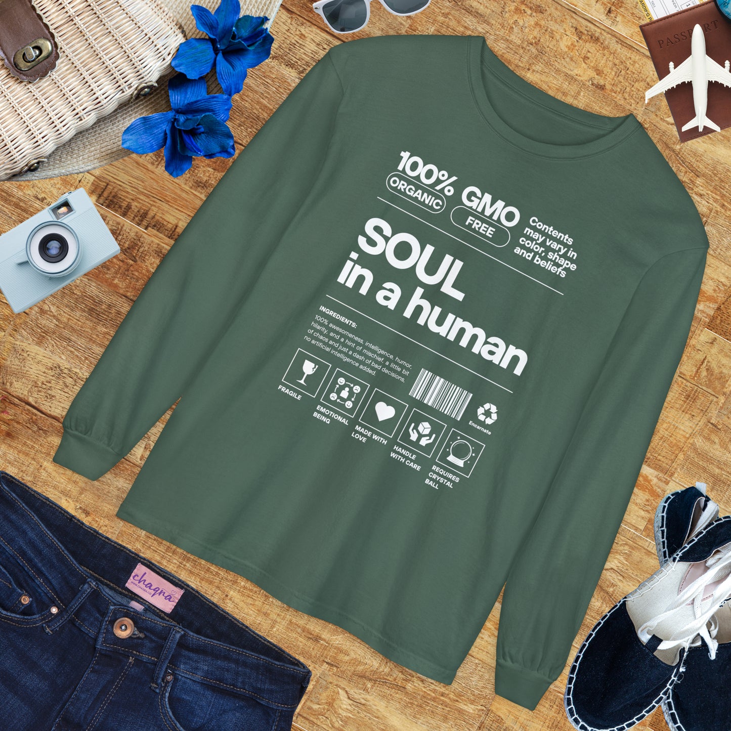 🌟Soul in a Human FUN Fact - Long Sleeve Tee