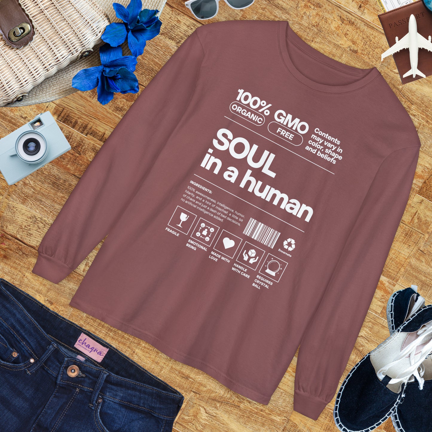 🌟Soul in a Human FUN Fact - Long Sleeve Tee