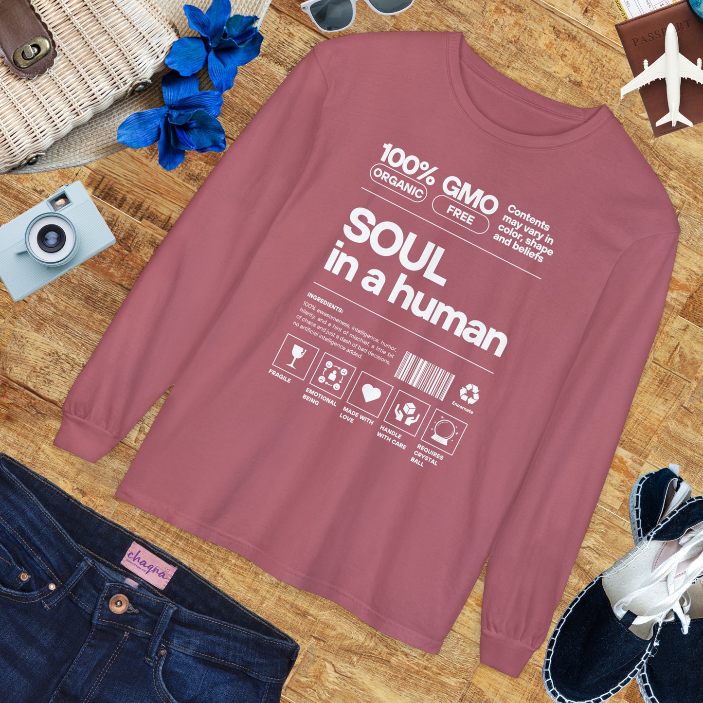 🌟Soul in a Human FUN Fact - Long Sleeve Tee