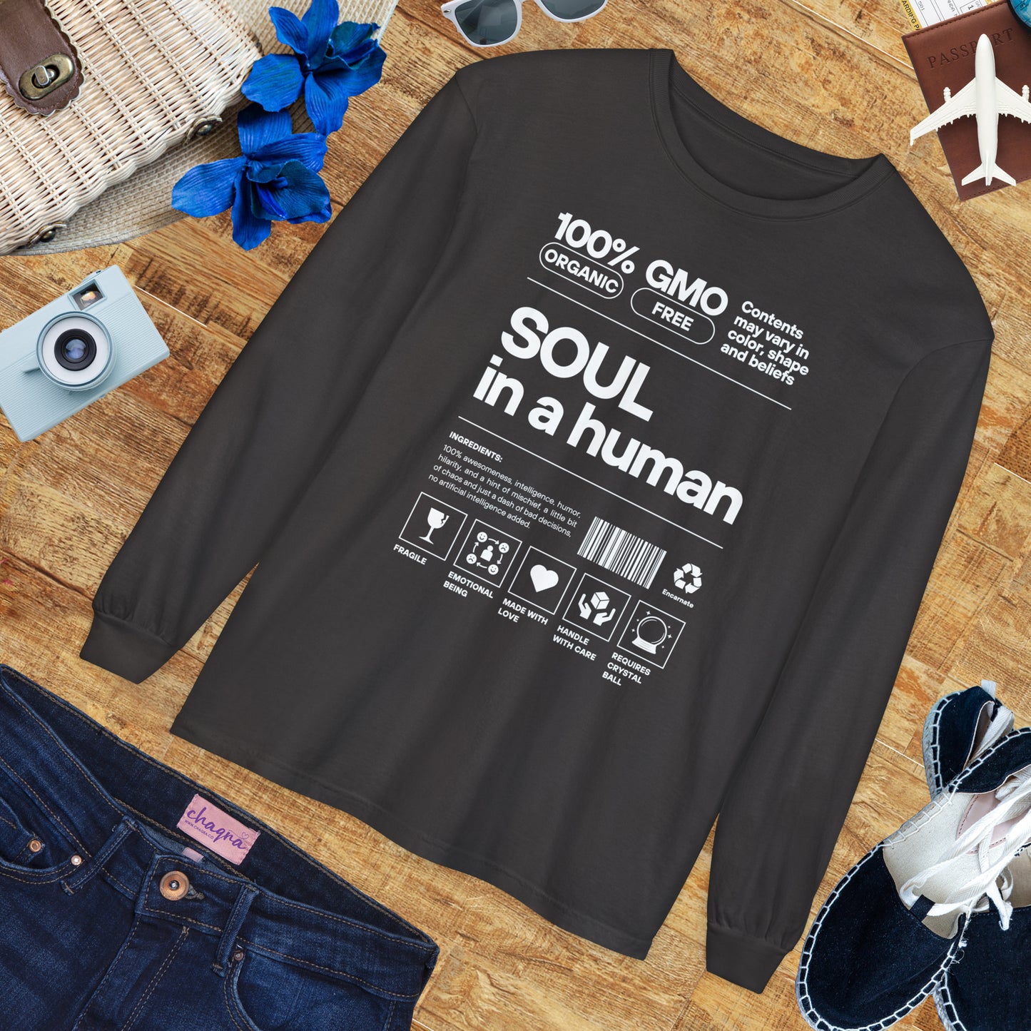 🌟Soul in a Human FUN Fact - Long Sleeve Tee