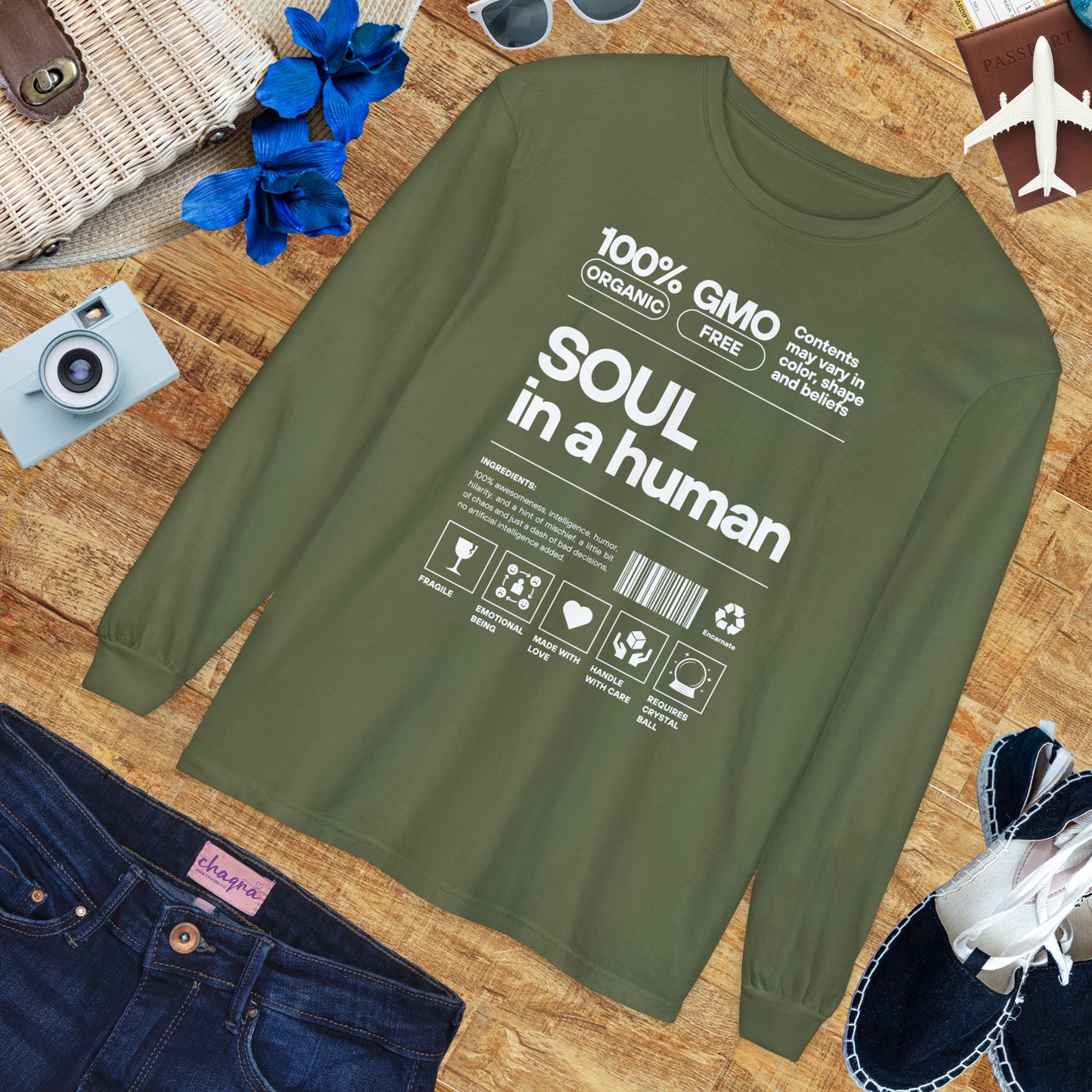 🌟Soul in a Human FUN Fact - Long Sleeve Tee
