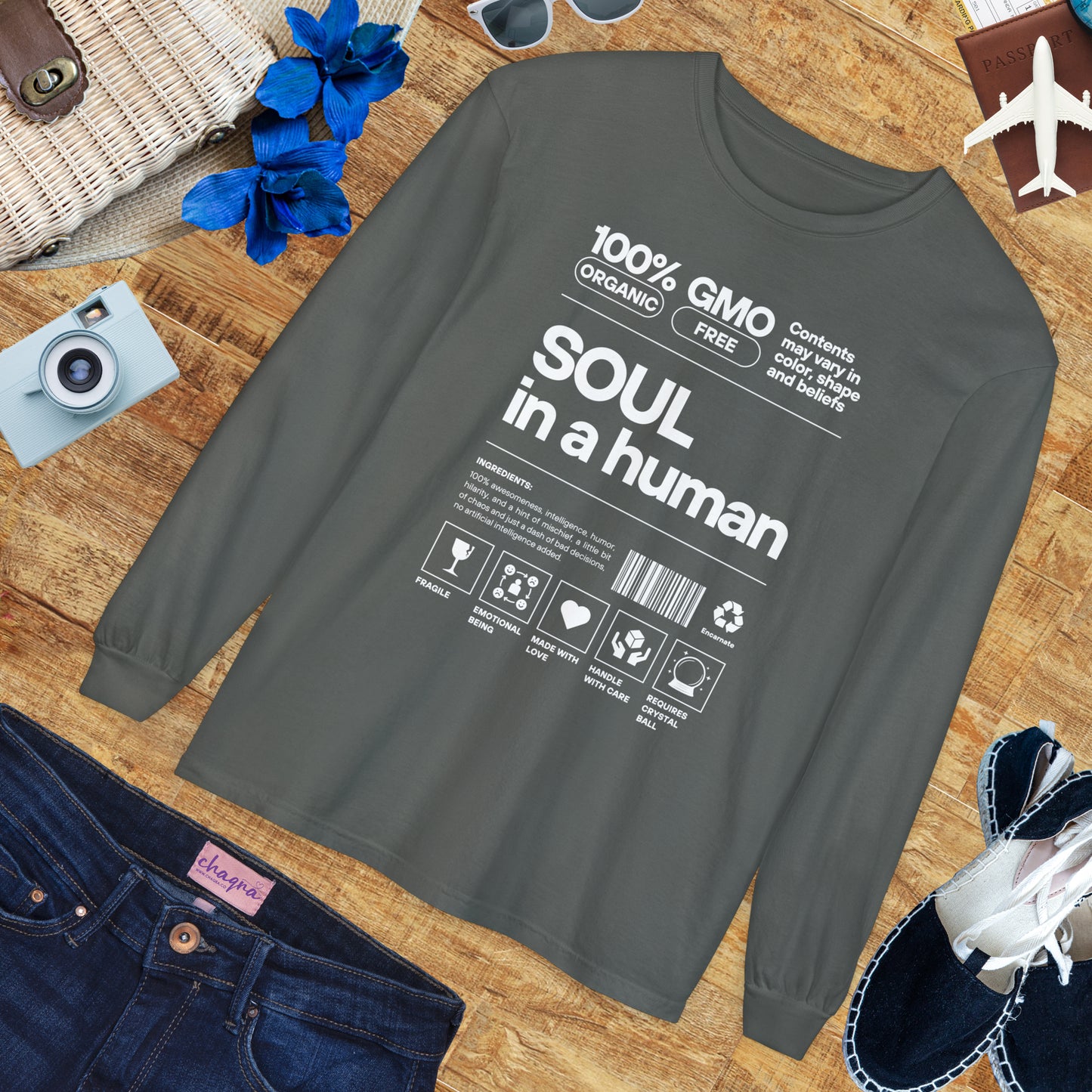 🌟Soul in a Human FUN Fact - Long Sleeve Tee
