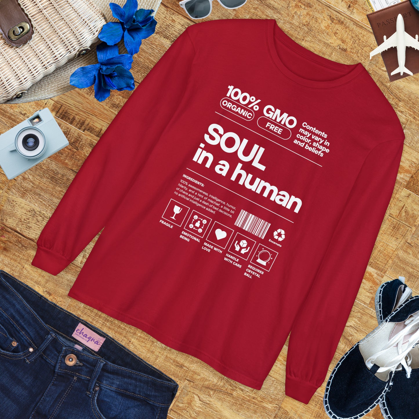 🌟Soul in a Human FUN Fact - Long Sleeve Tee